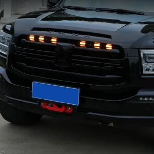 Car LED Light For GWM Tank 500 Accessories 2025 2023 2024 Front Grille Lights Yellow Amber Warning Daylights ﻿